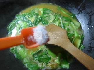 咖喱菜芯莲藕的做法步骤：5