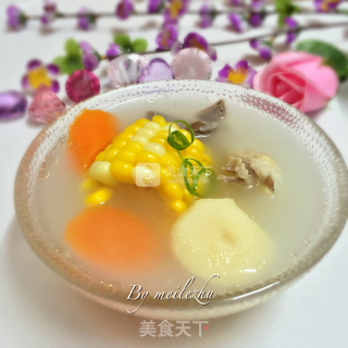 玉米胡萝卜鸡汤的做法步骤：9