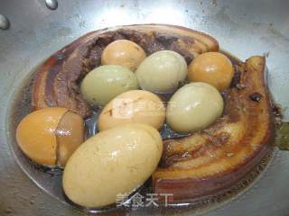 蛋肉一锅端（卤制）的做法步骤：4
