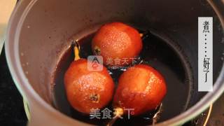 【四叶小馆】红酒炖梨的做法步骤：5
