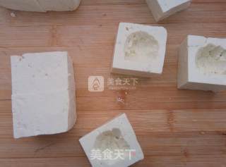 酿豆腐的做法步骤：1