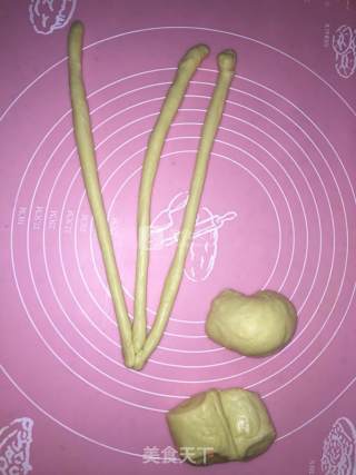 辫子面包的做法步骤：5