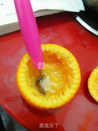 橙子蒸鸡蛋的做法步骤：4