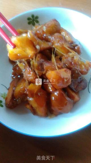 拔丝红薯的做法步骤：13