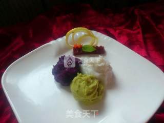 紫薯山药豌豆泥的做法步骤：9