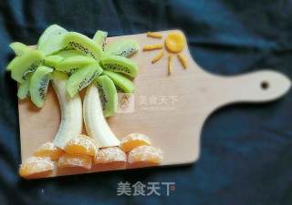 摆盘之椰风海韵的做法步骤：7
