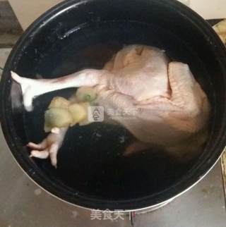 菌菇鸡汤的做法步骤：2