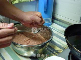 家庭版手工肉圆儿的做法步骤：20