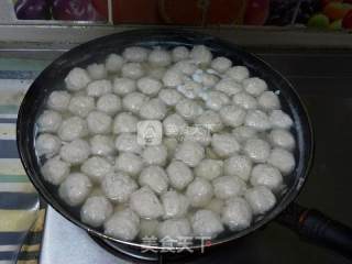 家庭版手工肉圆儿的做法步骤：22