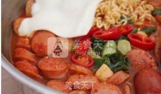 部队锅（韩国的一种火锅）的做法步骤：10