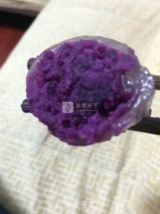 西米紫薯卷的做法步骤：7