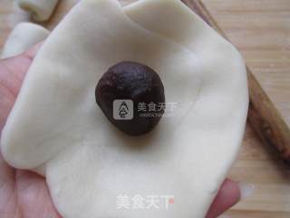 豆沙菊花酥的做法步骤：9