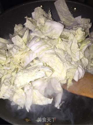 白菜猪肉炖粉条的做法步骤：5