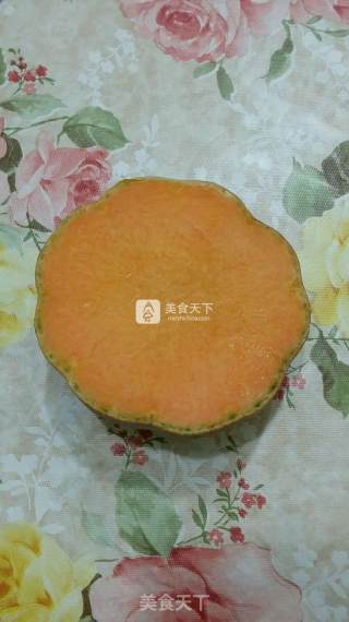 玫瑰南瓜卷的做法步骤：1