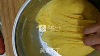玫瑰南瓜卷的做法步骤：12