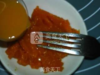 南瓜戚风蛋糕的做法步骤：2