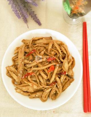 干煸杏鲍菇的做法步骤：7