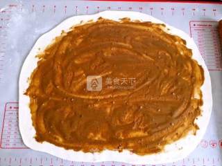 椒盐芝麻酱烧饼的做法步骤：9