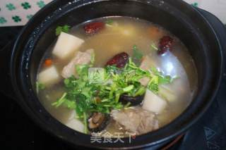 香菇山药排骨养生汤的做法步骤：12