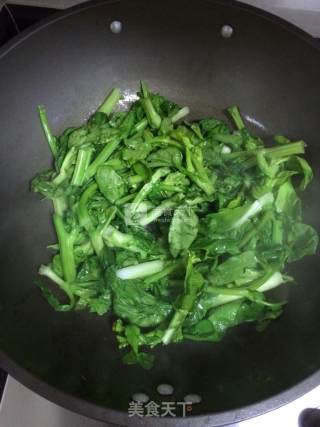 蒜蓉菜心的做法步骤：4