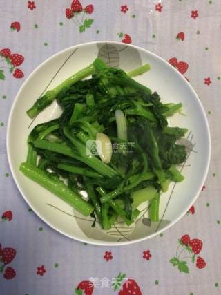 蒜蓉菜心的做法步骤：6