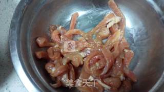 肉炒平磨的做法步骤：2