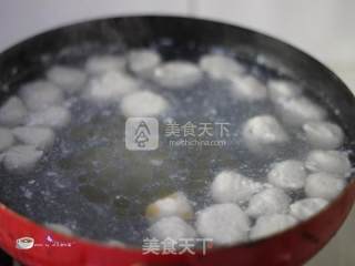高蛋白低脂肪之手工鱼丸汤的做法步骤：7