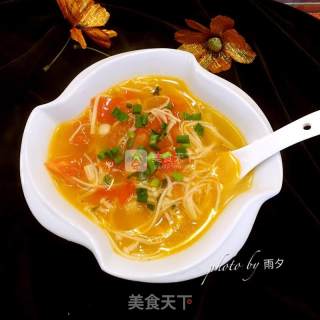 骨汤番茄金针菇的做法步骤：6