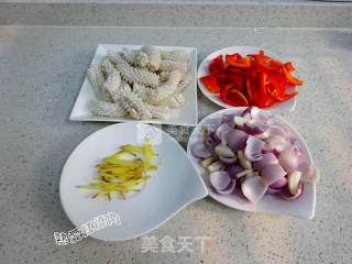 鱼香鱿鱼卷的做法步骤：4