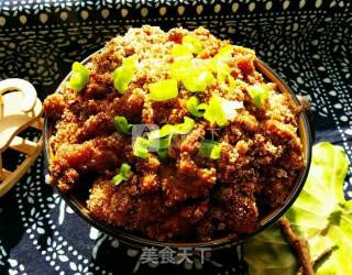 粉蒸肉的做法步骤：8