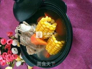 胡萝卜玉米大骨汤的做法步骤：15