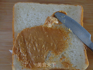 花生酱棉花糖土司的做法步骤：3