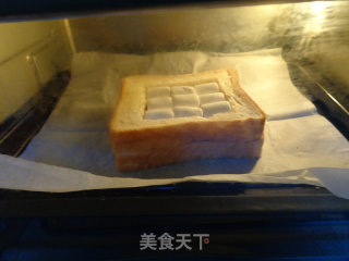 花生酱棉花糖土司的做法步骤：7