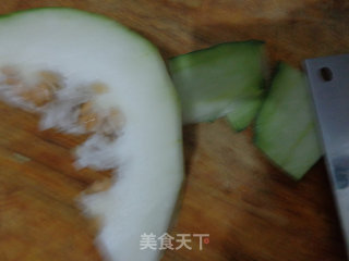 肉片炖冬瓜的做法步骤：1