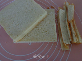 西多士的做法步骤：2