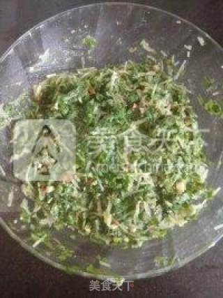 粉丝豆腐丁青菜包的做法步骤：4
