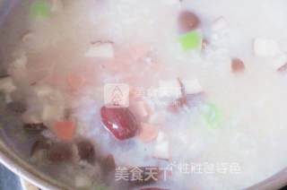 香菇鸡肉粥的做法步骤：7