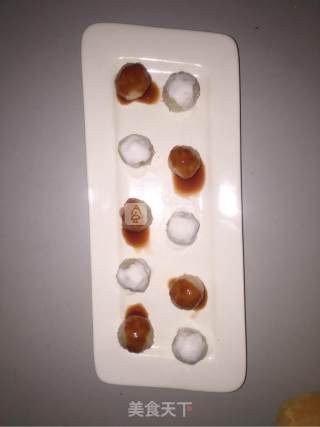 鸳鸯山药球的做法步骤：6