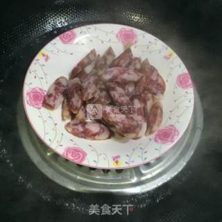 蒸香肠的做法步骤：3