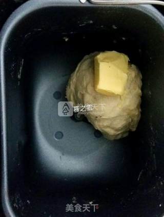 香葱肉松面包的做法步骤：3