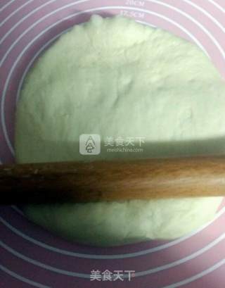 香葱肉松面包的做法步骤：6