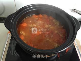 西红柿土豆牛腩煲的做法步骤：8