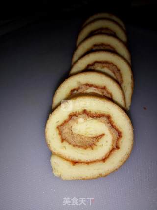 肉松蛋糕卷的做法步骤：9