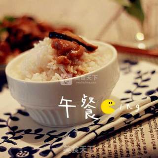 香菇鸡腿肉饭的做法步骤：6