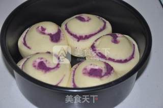 紫薯面包卷的做法步骤：13