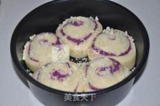 紫薯面包卷的做法步骤：14