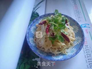 炝拌干豆腐的做法步骤：10