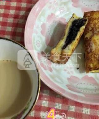 蓝莓西多士by：普蓝高科蓝莓美食特约撰稿人的做法步骤：4