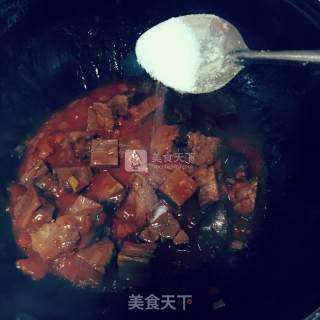 番茄牛肉汤的做法步骤：8