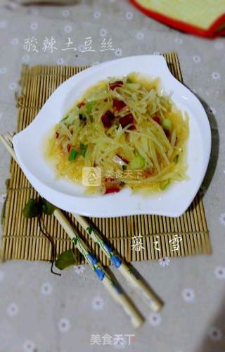 酸辣土豆丝的做法步骤：9